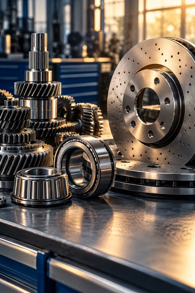 Illustrative auto parts cargo