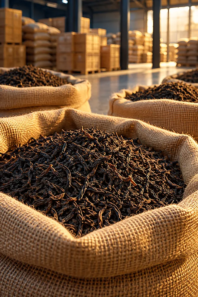 Illustrative tea cargo