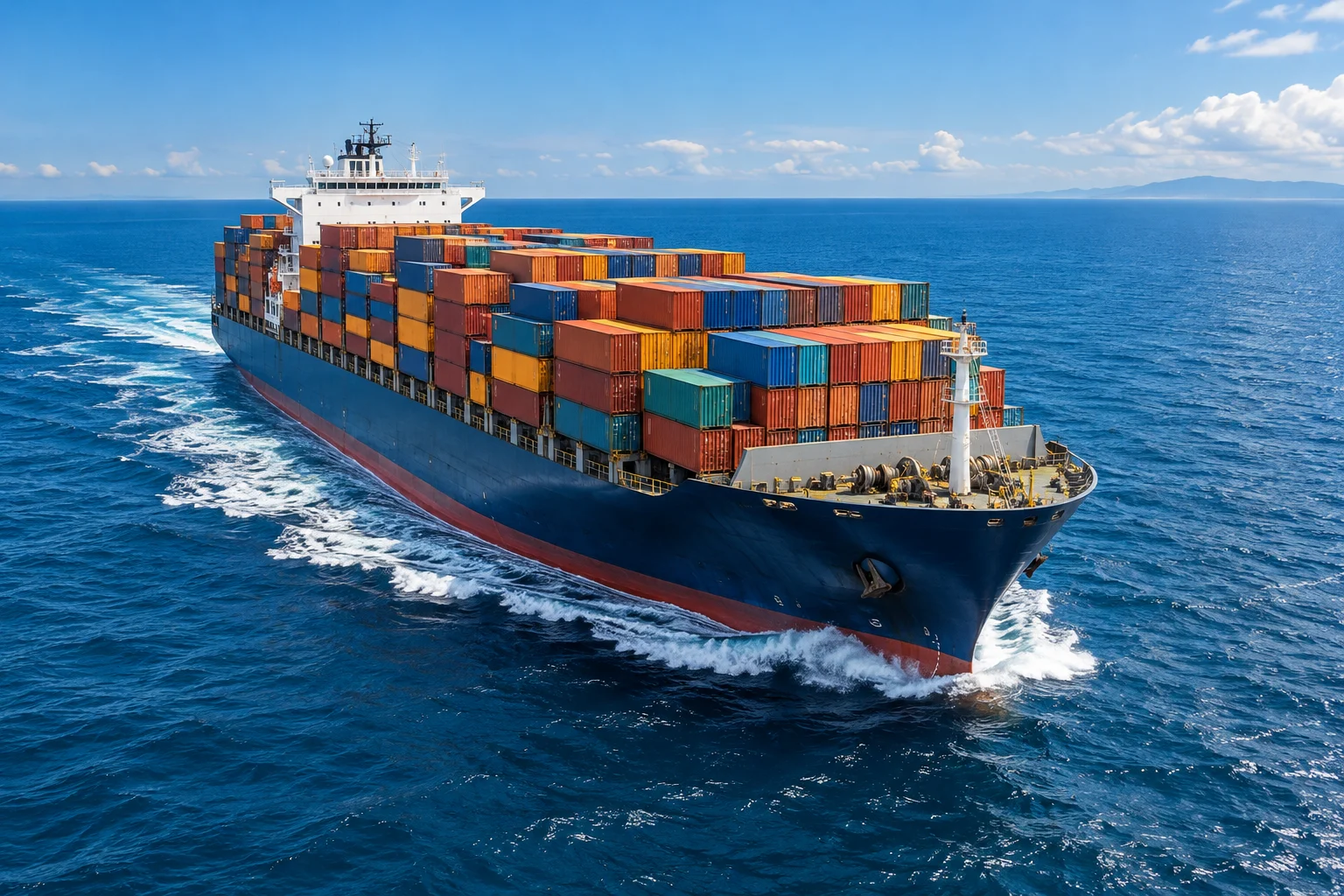 Generated container vessel illustrating China–Pakistan trade